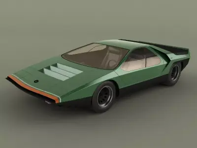 Alfa Romeo Carabo 3D model