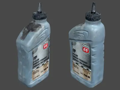 Transmission Fluid Bottle 3D model