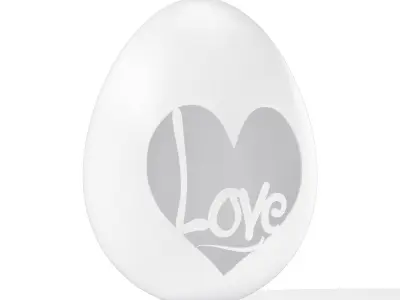 Egg Sculpture N002 3D print model