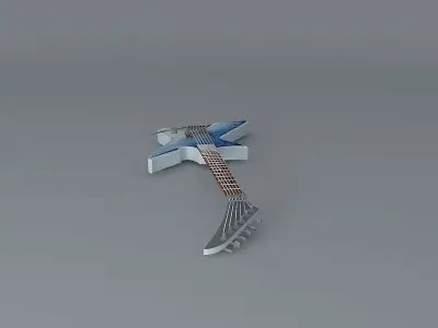 MAKO SHARK guitar Free 3D model