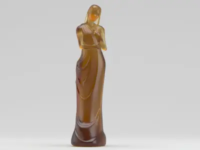 Sculpture Daum France Marie Paule Deville Chabrolle 3D model