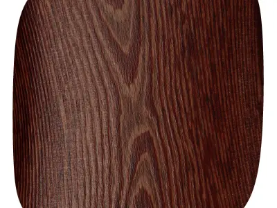 Sculpture Wood Wall Art 01 Low-poly 3D model