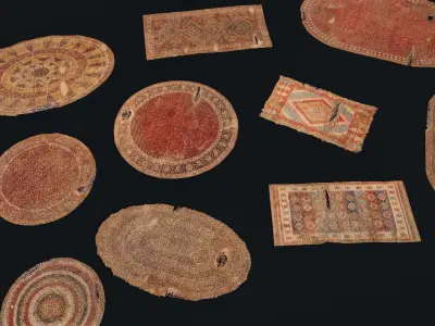 Carpets 3D Model Collection