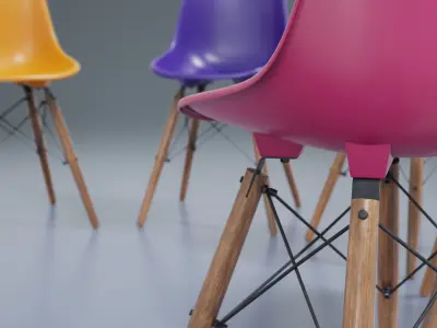 Eiffel Chair 3D model