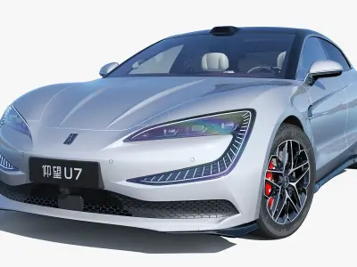 2025 BYD YangWang U7 EV 3D model