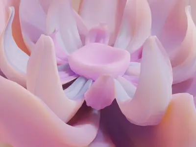 Flower model 3D model