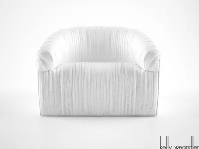 Kelly Wearstler Souffle Club Chair 3D model