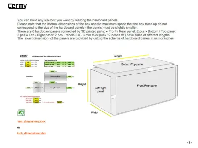 Variable Storage Stackable Box 3D print model