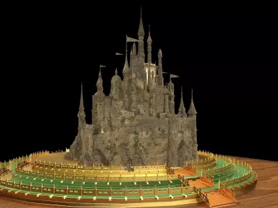 Castle 3D model 4