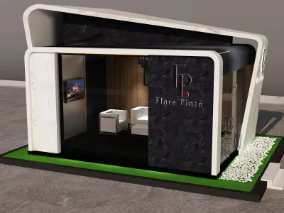  Show Room Store Exhibition a670 b 3D model