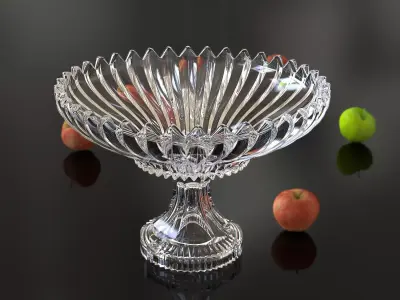 glassware decore plate  3D print model