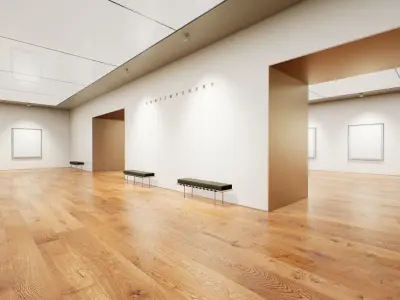 Art Gallery 007 UE4 3D model