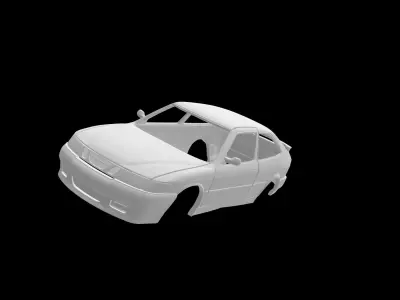 SAAB 9-3 viggen 3D print model