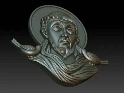 Saint Francis of Assisi 3D print model