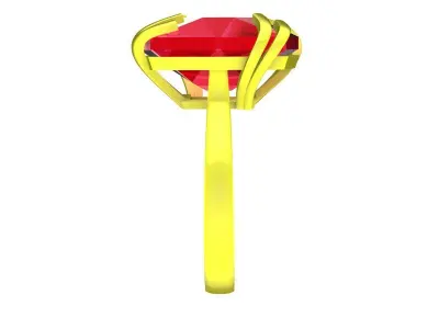 Luxury Art Diamond Ring for Lady 3D Model A5253 3D print model