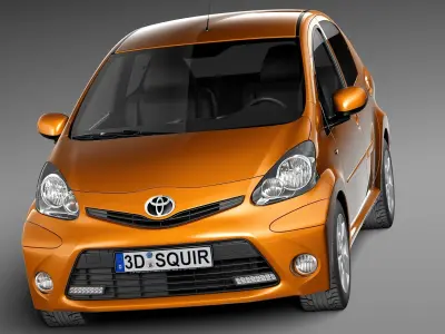 Toyota Aygo 5-door 2013 3D model