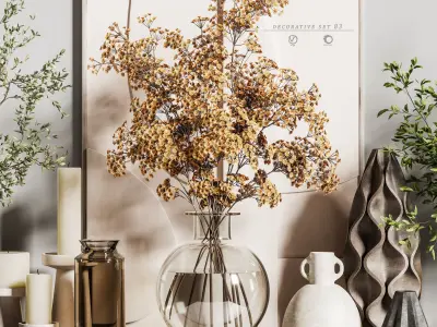 decorative set 83 3D model