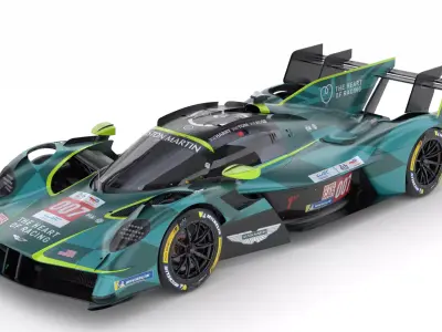 Aston Martin Valkyrie AMR LMH 2025 WEC 3D model