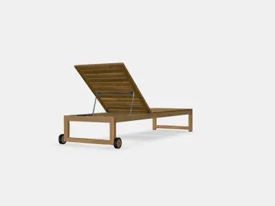 NAMMARO Sun lounger Low-poly 3D model