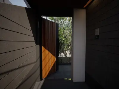 Korea Parasite Movie House Place 3D model