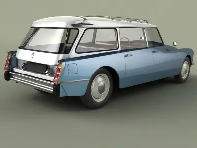 Citroen DS 19 Break 3D model