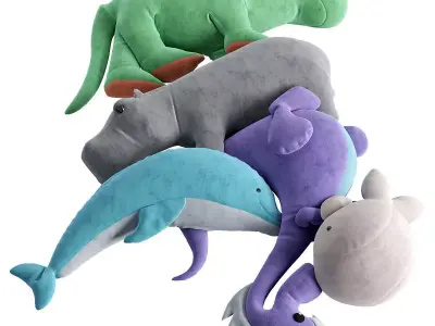 animal toys 3D model