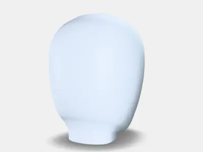 ISKARNA LED table lamp Low-poly 3D model