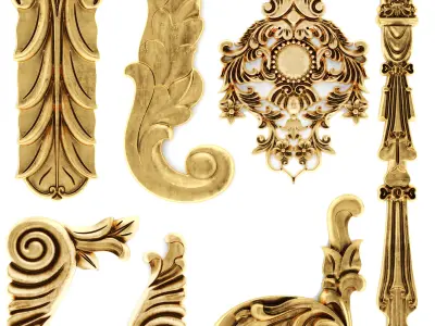 Cartouches SET 31 3D model