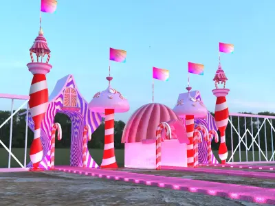 Candy Gate 3D model