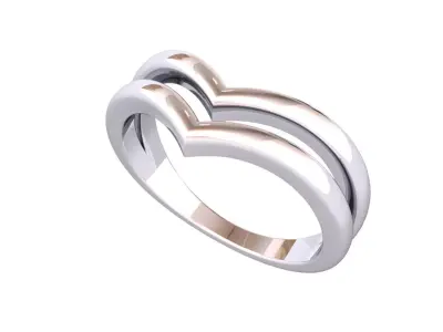 stack ring 3D print model 3D print model