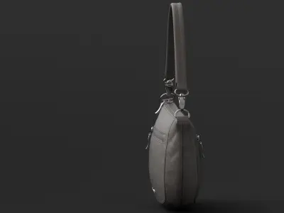 Modern Everywhere Half Moon Baggallini Bag AR 3D Model Low-poly 3D model