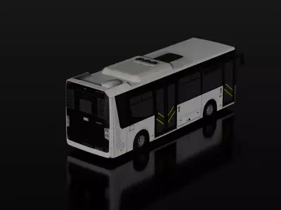 BMC Neocity Diesel Bus Low-poly 3D model