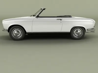 Peugeot 204 Convertible 3D model