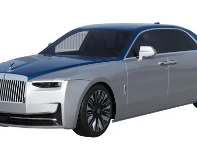 Ghost 2025 luxury car 3D model