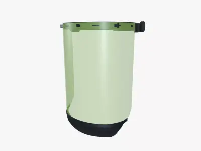 Face shield 3D model