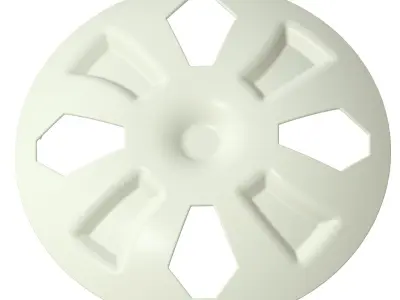 Premium Car Wheel Cap 3D print model