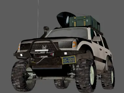 a-land-explorer Low-poly 3D model