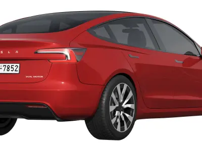 Tesla Model 3 2024 3D model