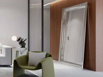 03 - Modern Livingroom Interior scene - C4D and Corona Render  3D model