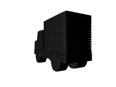 3D Printable Van Vehicle Model 3D print model