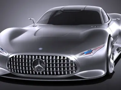 Mercedes Vision Gran Turismo Concept 3D model