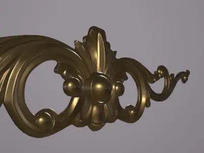 Decorative element for the interior PBR low Poly Low-poly 3D model