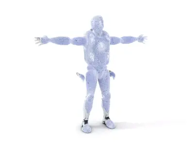 Sleek Robot model pack Low-poly 3D model