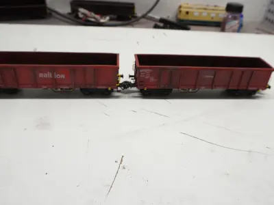 Pre supported H0 scale Eaos x 075 freight car 3D print model