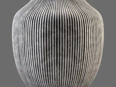 Decor Vase and books Set 5 3D model