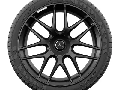 Mercedes-Benz gt wheel 3D model