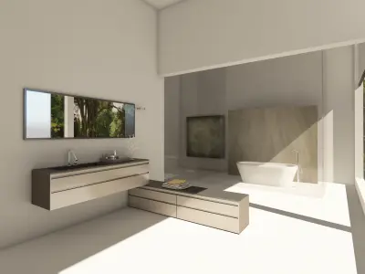 Bathroom 02 3D model