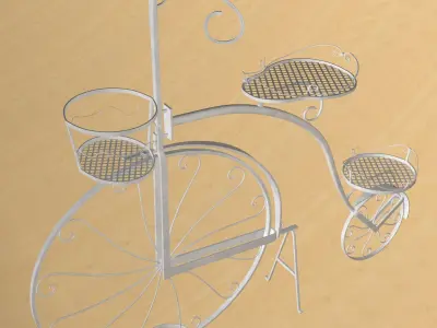 Decor clothes rack 3D model