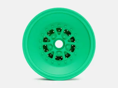 15x4 Sander 752 Wheel and Brake 3D print model