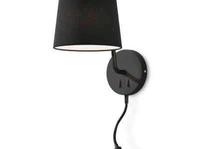 Wall lamp with reading table Faro Barcelona Berni 3D model